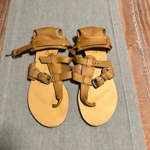 Aldo Tan Leather Gladiator Sandals